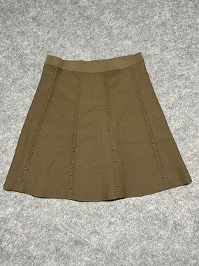 Sandro Olive Knit Skirt